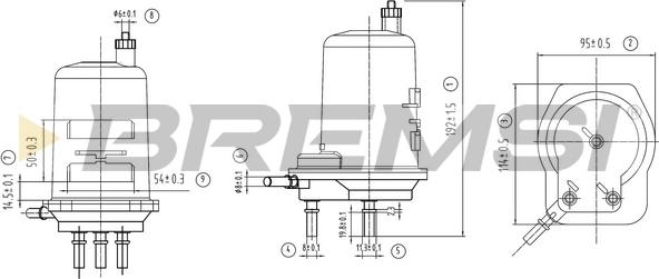 Bremsi FE0060 - Filter za gorivo www.molydon.hr