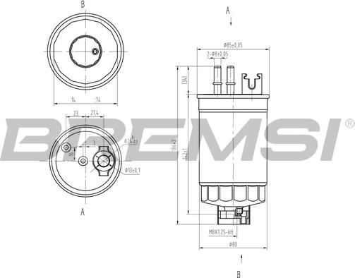 Bremsi FE0812 - Filter za gorivo www.molydon.hr