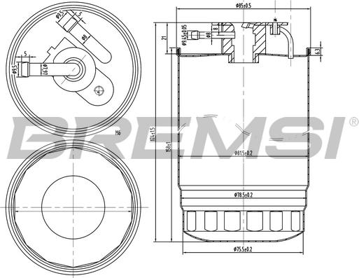 Bremsi FE0837 - Filter za gorivo www.molydon.hr