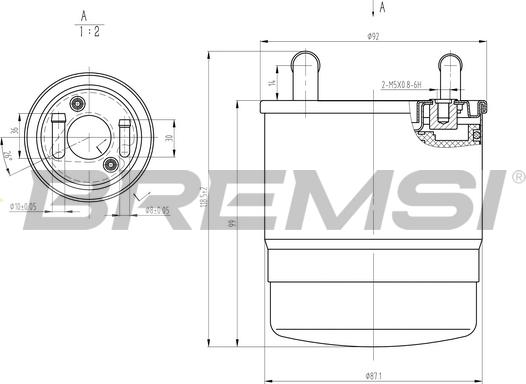 Bremsi FE0820 - Filter za gorivo www.molydon.hr