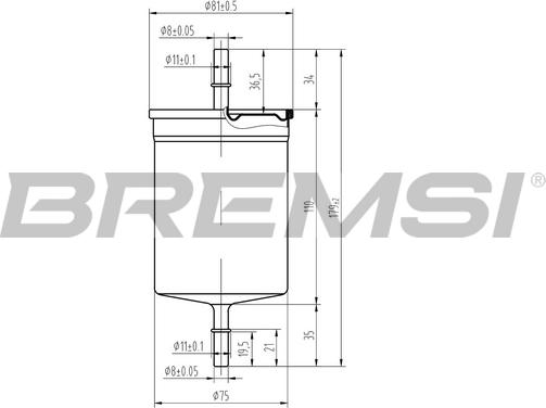 Bremsi FE0394 - Filter za gorivo www.molydon.hr