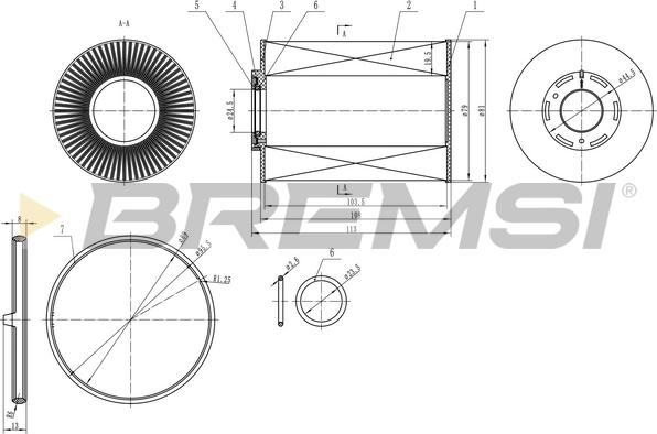 Bremsi FE0344 - Filter za gorivo www.molydon.hr