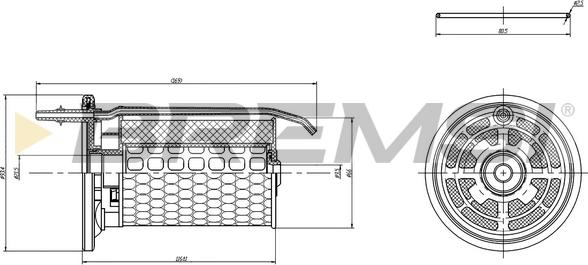 Bremsi FE0364 - Filter za gorivo www.molydon.hr