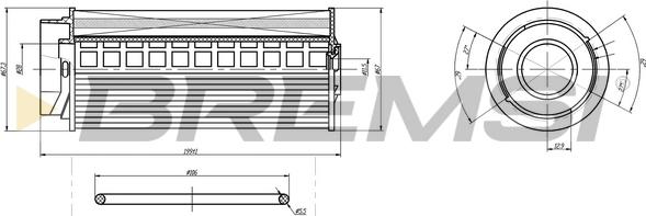 Bremsi FE0365 - Filter za gorivo www.molydon.hr