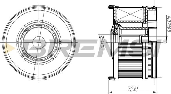 Bremsi FE0367 - Filter za gorivo www.molydon.hr