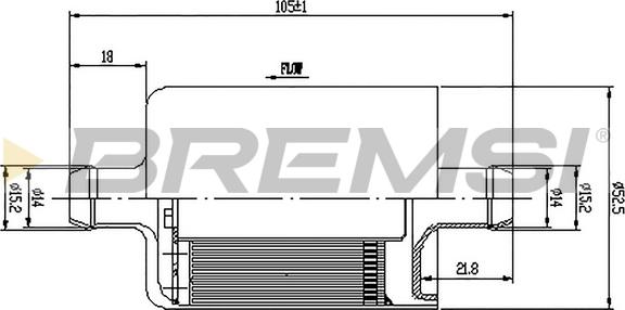 Bremsi FE0324 - Filter za gorivo www.molydon.hr