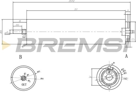 Bremsi FE0374 - Filter za gorivo www.molydon.hr