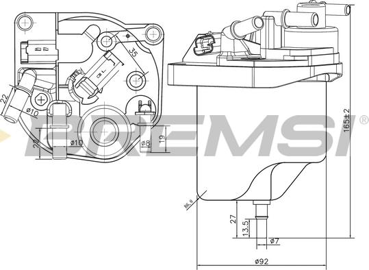 Bremsi FE0222 - Filter za gorivo www.molydon.hr