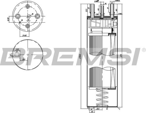 Bremsi FE0779 - Filter za gorivo www.molydon.hr