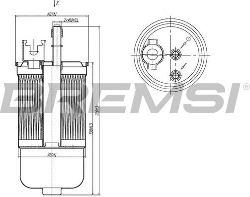 Bremsi FE1504 - Filter za gorivo www.molydon.hr