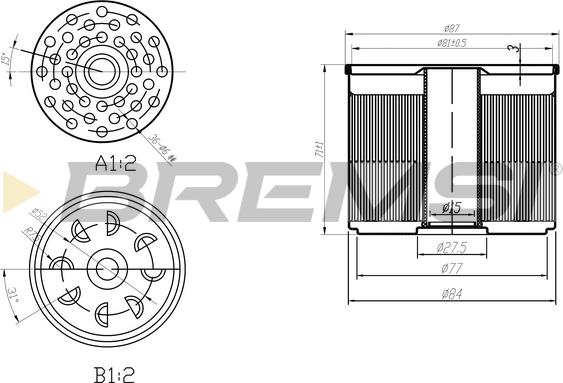 Bremsi FE1840 - Filter za gorivo www.molydon.hr