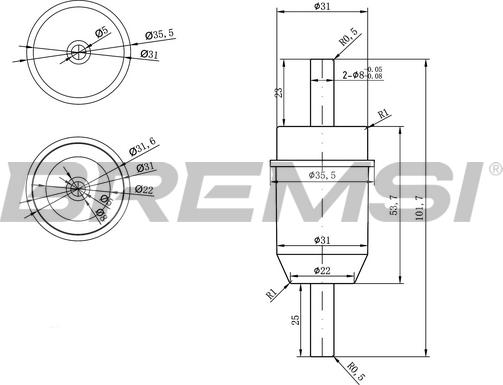 Bremsi FE1823 - Filter za gorivo www.molydon.hr