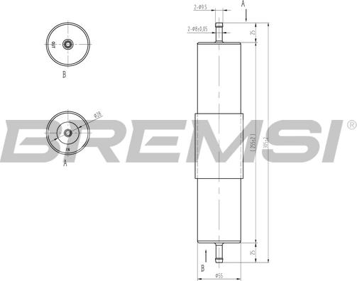 Bremsi FE1318 - Filter za gorivo www.molydon.hr