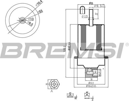 Bremsi FE1317 - Filter za gorivo www.molydon.hr