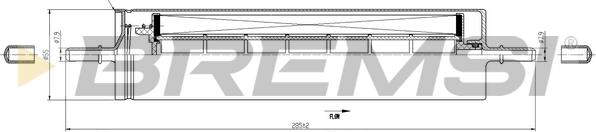 Bremsi FE2334 - Filter za gorivo www.molydon.hr