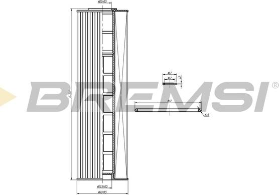 Bremsi FL1735 - Filter za ulje www.molydon.hr