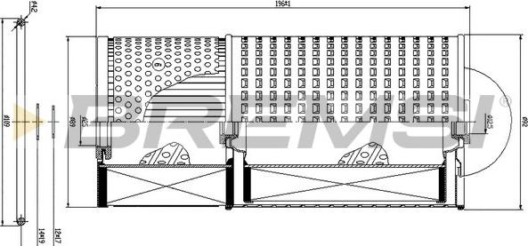 Bremsi FL1729 - Filter za ulje www.molydon.hr