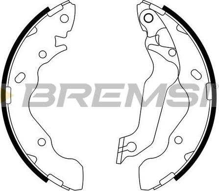 Bremsi GF4934 - Komplet kočnica, bubanj kočnice www.molydon.hr