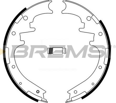 Bremsi GF4705 - Komplet kočnica, bubanj kočnice www.molydon.hr