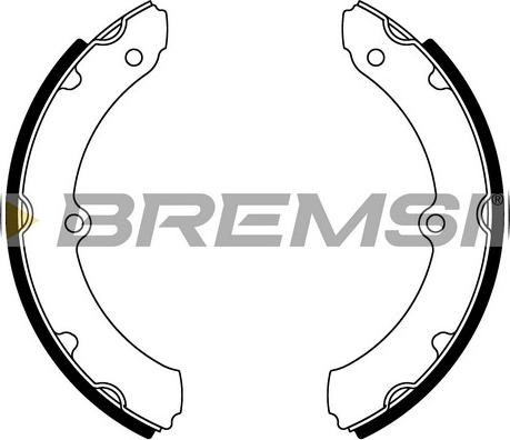 Bremsi GF0990 - Komplet kočnica, bubanj kočnice www.molydon.hr