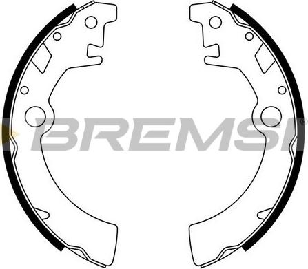 Bremsi GF0917 - Komplet kočnica, bubanj kočnice www.molydon.hr