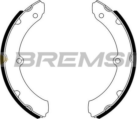 Bremsi GF0983 - Komplet kočnica, bubanj kočnice www.molydon.hr