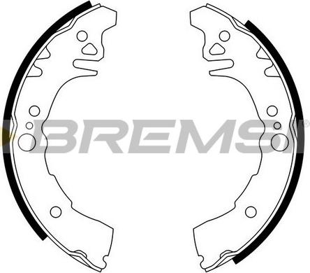 Bremsi GF0939 - Komplet kočnica, bubanj kočnice www.molydon.hr