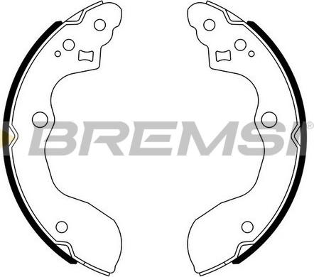 Bremsi GF0926 - Komplet kočnica, bubanj kočnice www.molydon.hr