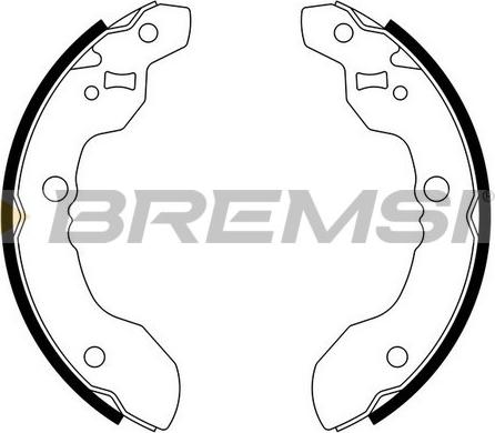 Bremsi GF0921 - Komplet kočnica, bubanj kočnice www.molydon.hr