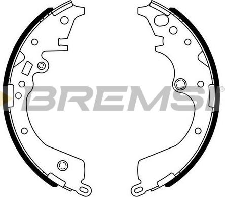 Bremsi GF0972 - Komplet kočnica, bubanj kočnice www.molydon.hr