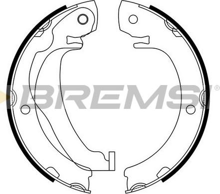 Bremsi GF0977 - Komplet kočionih obloga, rucna kočnica www.molydon.hr