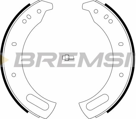 Bremsi GF0443 - Komplet kočnica, bubanj kočnice www.molydon.hr