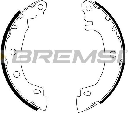 Bremsi GF0405 - Komplet kočnica, bubanj kočnice www.molydon.hr