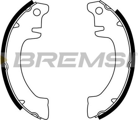 Bremsi GF0406 - Komplet kočnica, bubanj kočnice www.molydon.hr