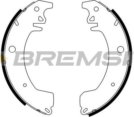 Bremsi GF0410 - Komplet kočnica, bubanj kočnice www.molydon.hr