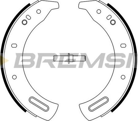 Bremsi GF0432 - Komplet kočnica, bubanj kočnice www.molydon.hr