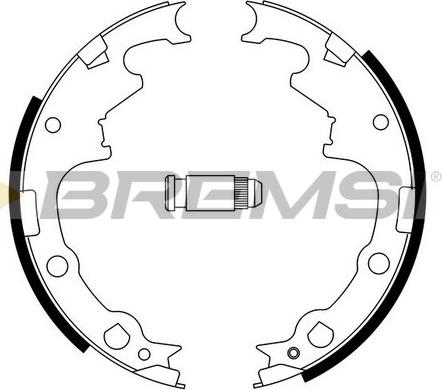 Bremsi GF0424 - Komplet kočnica, bubanj kočnice www.molydon.hr