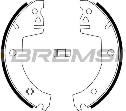 Bremsi GF0472 - Komplet kočnica, bubanj kočnice www.molydon.hr