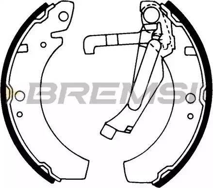 Bremsi GF0541 - Komplet kočnica, bubanj kočnice www.molydon.hr