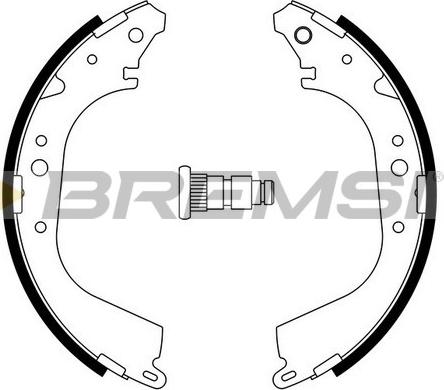 Bremsi GF0555A - Komplet kočnica, bubanj kočnice www.molydon.hr