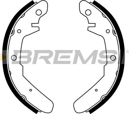 Bremsi GF0551 - Komplet kočnica, bubanj kočnice www.molydon.hr