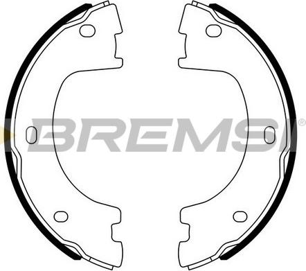 Bremsi GF0560 - Komplet kočionih obloga, rucna kočnica www.molydon.hr