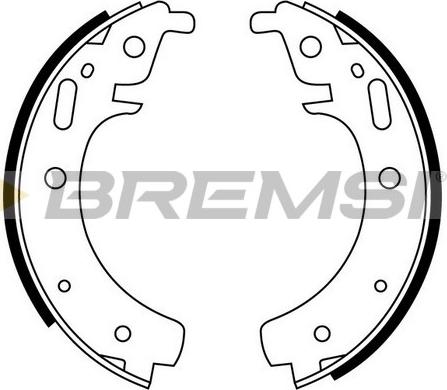 Bremsi GF0502 - Komplet kočnica, bubanj kočnice www.molydon.hr