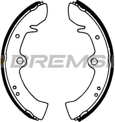 Bremsi GF0539 - Komplet kočnica, bubanj kočnice www.molydon.hr