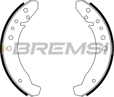 Bremsi GF0534 - Komplet kočnica, bubanj kočnice www.molydon.hr