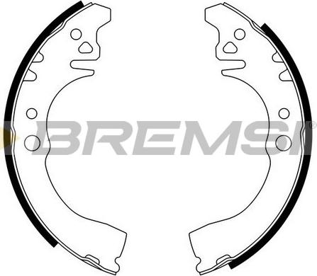 Bremsi GF0661 - Komplet kočnica, bubanj kočnice www.molydon.hr