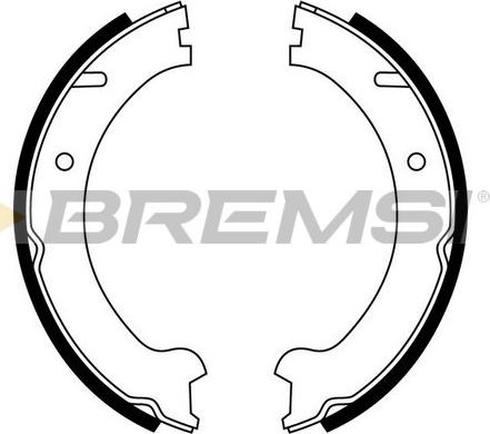 Bremsi GF0607 - Komplet kočionih obloga, rucna kočnica www.molydon.hr