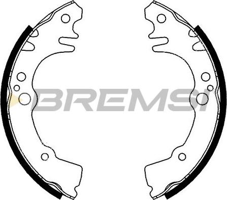 Bremsi GF0683 - Komplet kočnica, bubanj kočnice www.molydon.hr