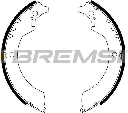 Bremsi GF0679 - Komplet kočnica, bubanj kočnice www.molydon.hr