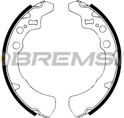 Bremsi GF0671 - Komplet kočnica, bubanj kočnice www.molydon.hr